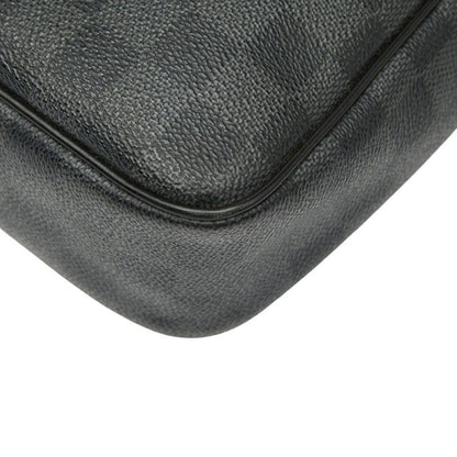 Louis Vuitton Damier Graphite Danielle MM Crossbody Shoulder Bag N58029 Black
