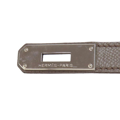 Hermes Birkin 30 Etan Silver Hardware Handbag Epson Women