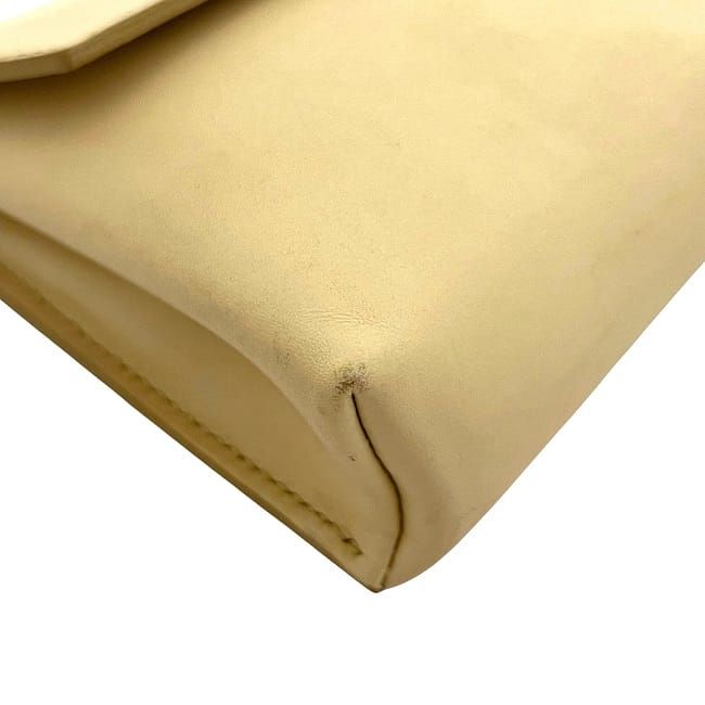 Celine Pouch Beige Excellent Condition Small Bag Leather Preowned Celine Hook