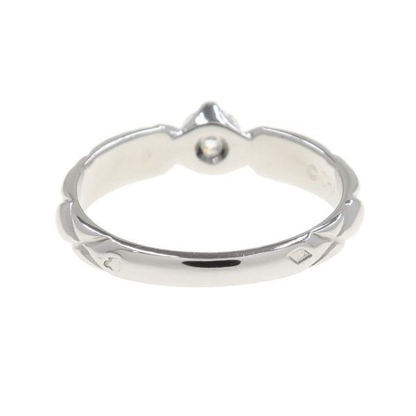 Chanel Matelasse Solitaire Ring /d030ct#95 Approx