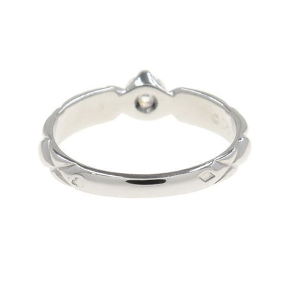 Chanel Matelasse Solitaire Ring /d030ct#95 Approx
