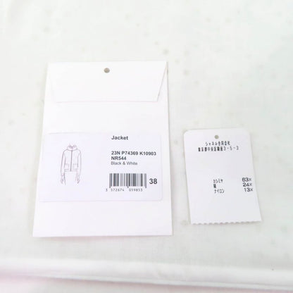 CHANEL P74369 Cashmere Silk Blend With Rhinestone Coco Mark Buttons Matelasse