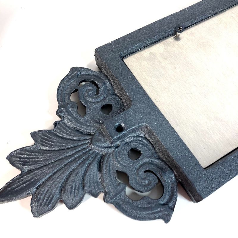 Hermes Miscellaneous Goods Nameplate Plate Sign Metal Grayish