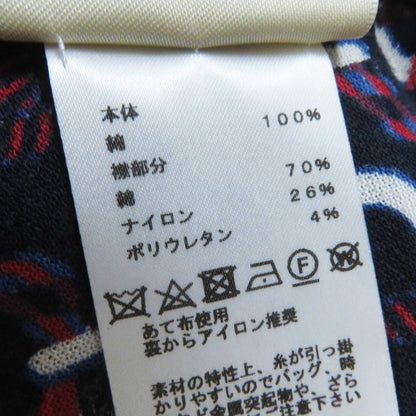 Hermes 23 Years 3e4512db Canoe 100% Cotton Allover Print French Sleeve Polo