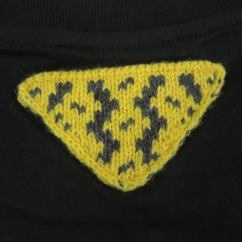 Prada 2021 Ujn741 100% Cotton Triangle Logo Oversized Short Sleeve T-shirt Cut