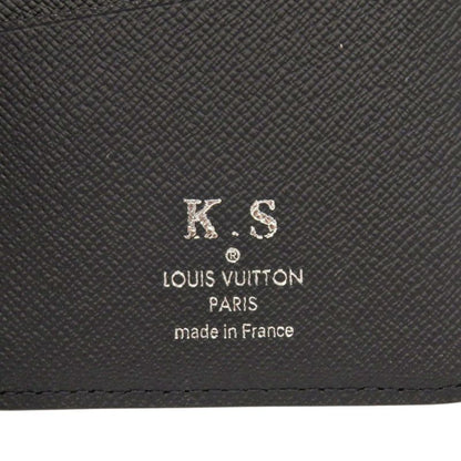 Louis Vuitton Portefeuille Plaza M30501 Taiga Noir Black Long Wallet Black LV