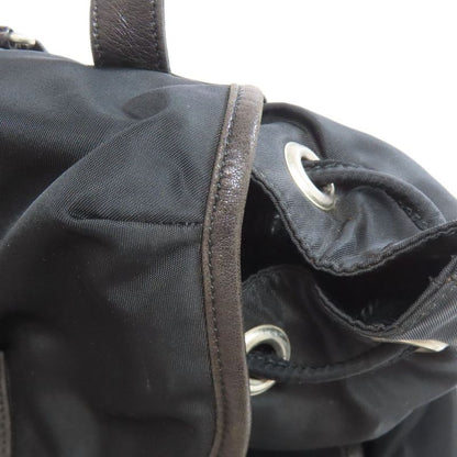 Prada Logo Hardware Backpack Daypack Nylon Women