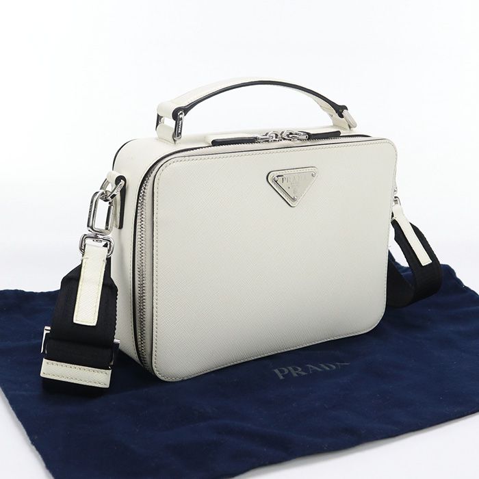 Prada Saffiano Leather Bag Brick Pr89904 Handbag Leather Saffiano Leather Bag