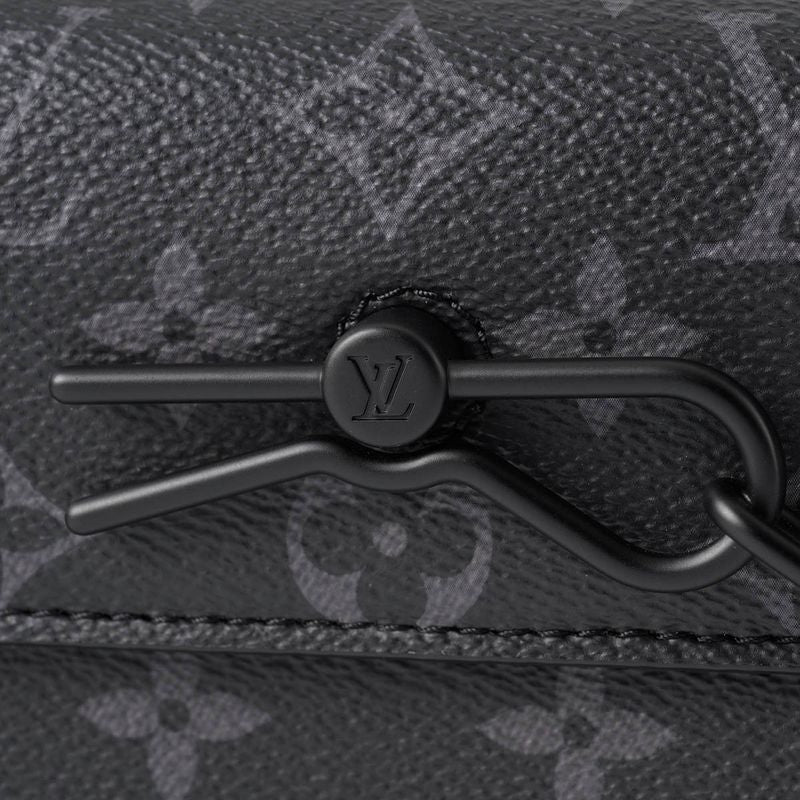 Louis Vuitton Shoulder Bag Steamer Wearable Wallet Black/gray