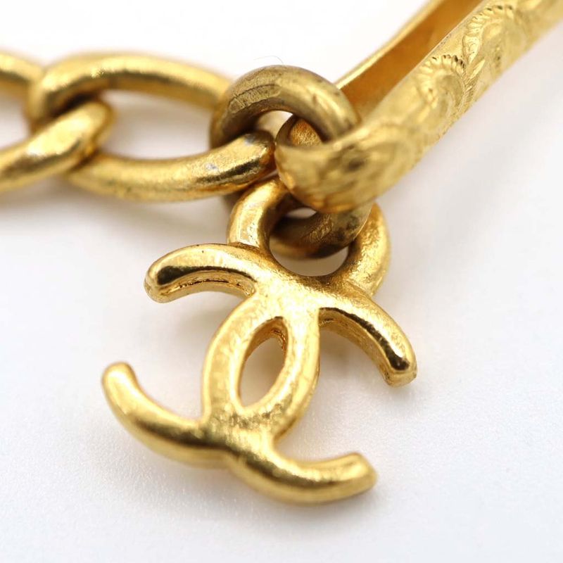 Chanel Bracelet Football Multi-stone Coco Mark Gold Color Accessories H18000