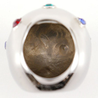 Louis Vuitton Bookle D'oreille Strass Cocktail Planet Rare Design And Rhinestone