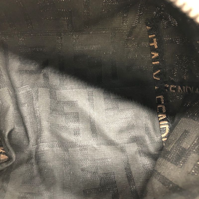 Fendi 2262226540009 Pouch Khaki Nylon/leather Zucca Women Men Fashion