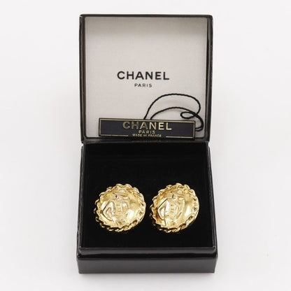 Chanel Coco Mademoiselle Vintage Gold Plated Ladies 21.2g Earrings