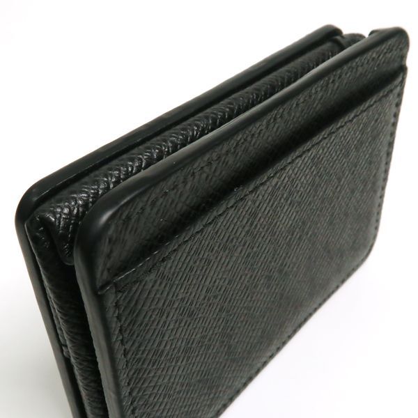 Louis Vuitton Taiga Coin Purse Coin Purse M30598 Noir Black RFID Coin Case With