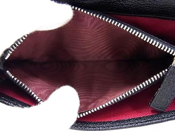 Bvlgari Doppio Tondo Leather Bifold Long Wallet Billfold Women