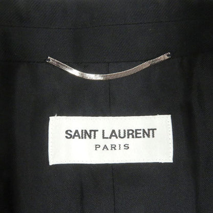 Saint Laurent Paris 482493 Single Tailored Jacket Bleather Tailored Jacket