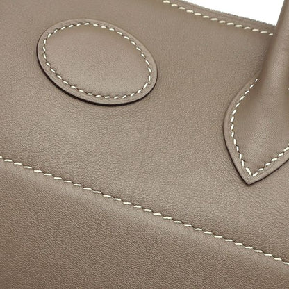 Hermes 2way Bag Bolide 27 Swift Etoupe Silver Hardware Glazed Shoulder Y