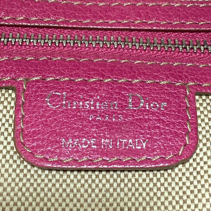 Dior/christian Dior Tote Bag Sherry Pink Leather