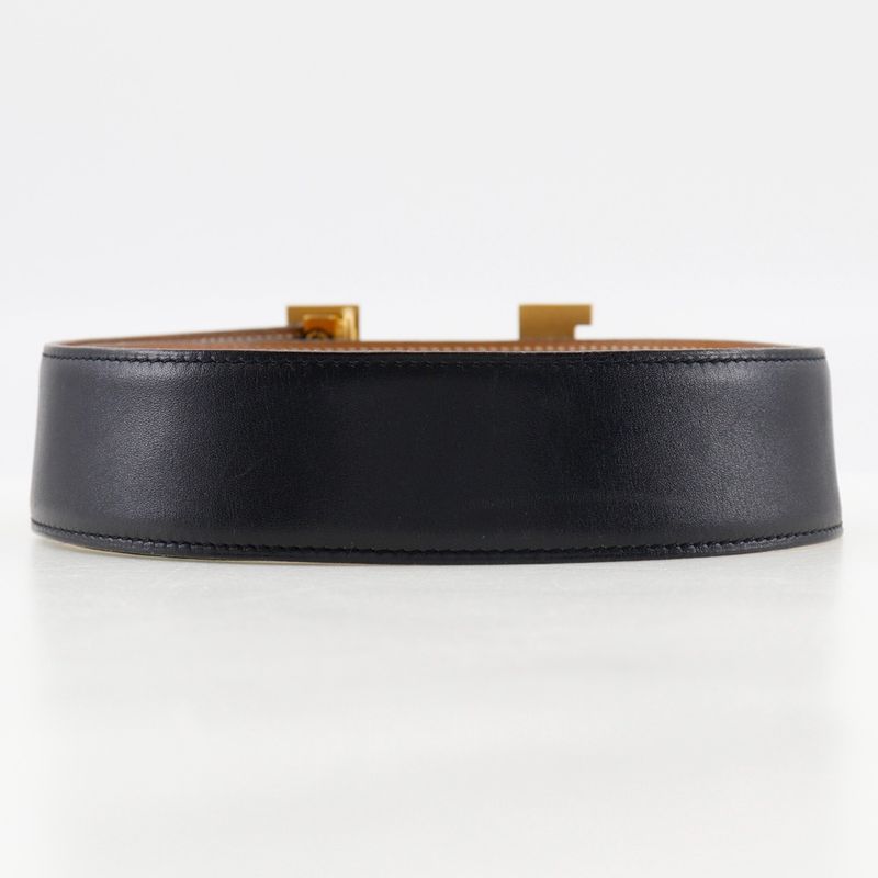 Hermes H Belt Calf □B Unisex Belt