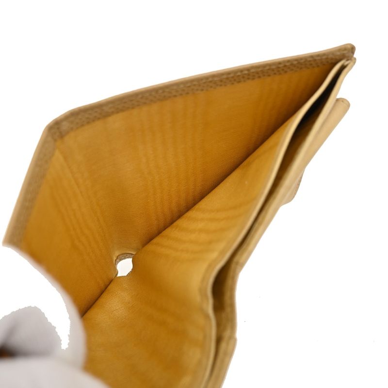 Chanel Wallet Folded Caviar Skin Beige 62kb036