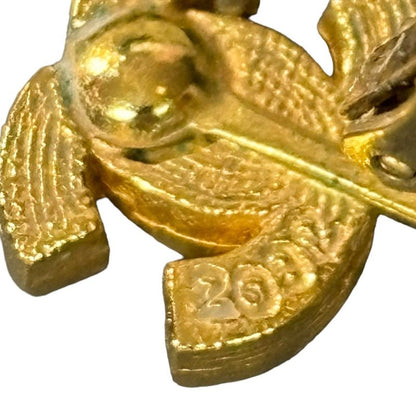 Chanel 70's Coco Mark Rhinestone Earrings Coco Mark Rhinestone Earrings Gold