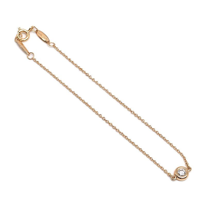 Tiffany & Co By-the-yard Bracelet 750pg Diamond 0.10ct