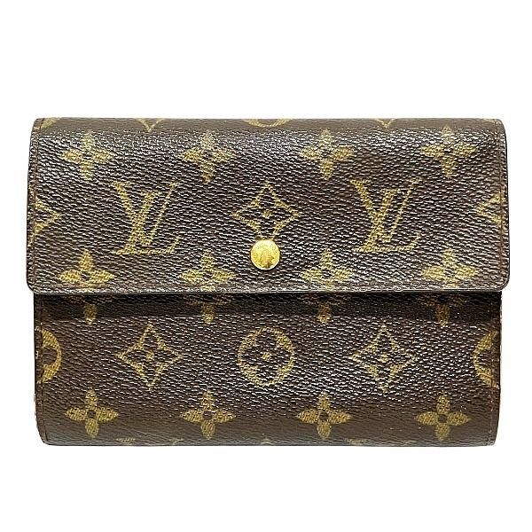 Louis Vuitton Monogram Porte Trésor Ettui Papier M61202 Trifold Wallet Unisex