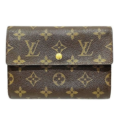 Louis Vuitton Monogram Porte Trésor Ettui Papier M61202 Trifold Wallet Unisex