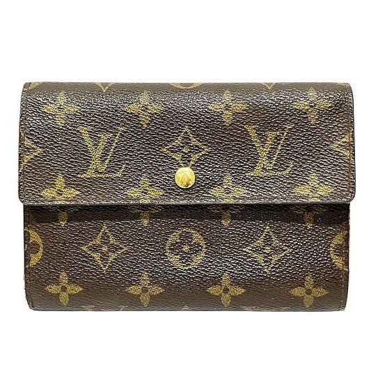 Louis Vuitton Monogram Porte Trésor Ettui Papier M61202 Trifold Wallet Unisex