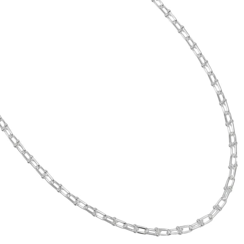 Tiffany & Co Hardware Small Link Silver 925 Ladies 42.8g Necklace