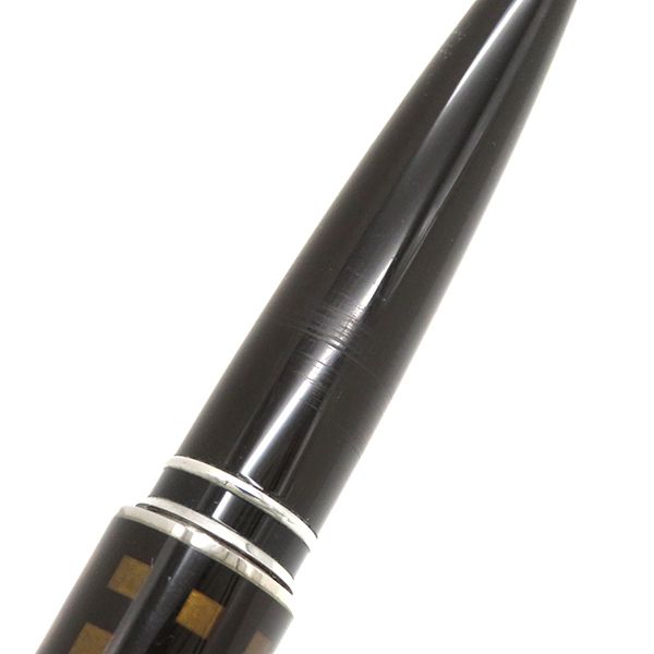 Louis Vuitton Ballpoint Pen Jetluck Metal Dark Brown X Silver Brown Out of Ink