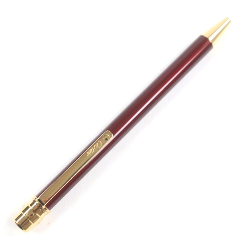 Cartier Santos De Cartier Ballpoint Pen With Logo Engraving Twist Closure