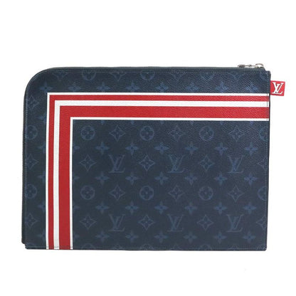 Louis Vuitton Clutch Bag Monogram Cobalt Pochette Jules GM M61679