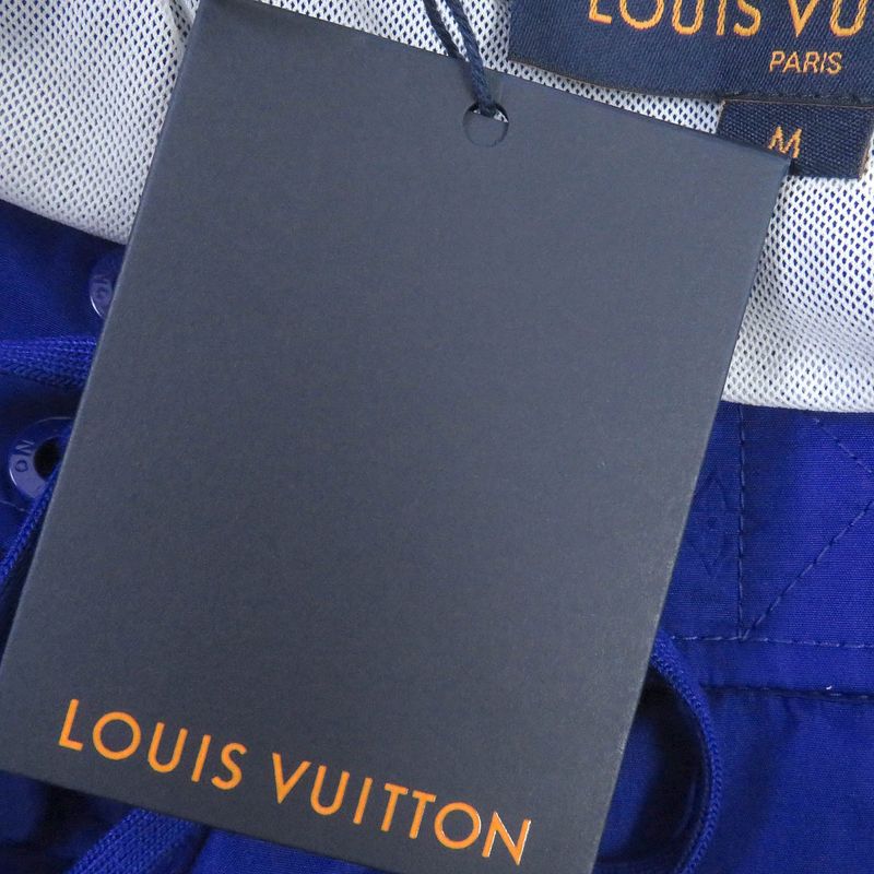 Louis Vuitton 22AW 1a5d5u 3D Pocket Monogram Boardshorts Swim Shorts Navy M