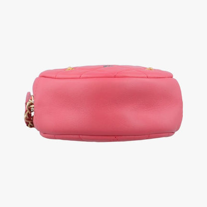 CHANEL charm Round Pink Ramskin A8162026890476