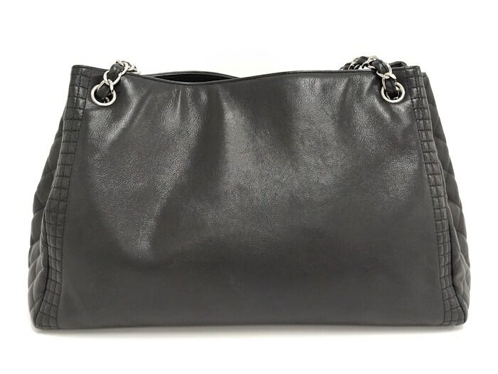 Chanel Shoulder Bag Leather Black A67172