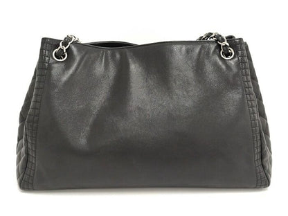 Chanel Shoulder Bag Leather Black A67172