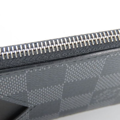 Louis Vuitton Card Case Coin Card Holder N64038 Damier Graphite Black Gray