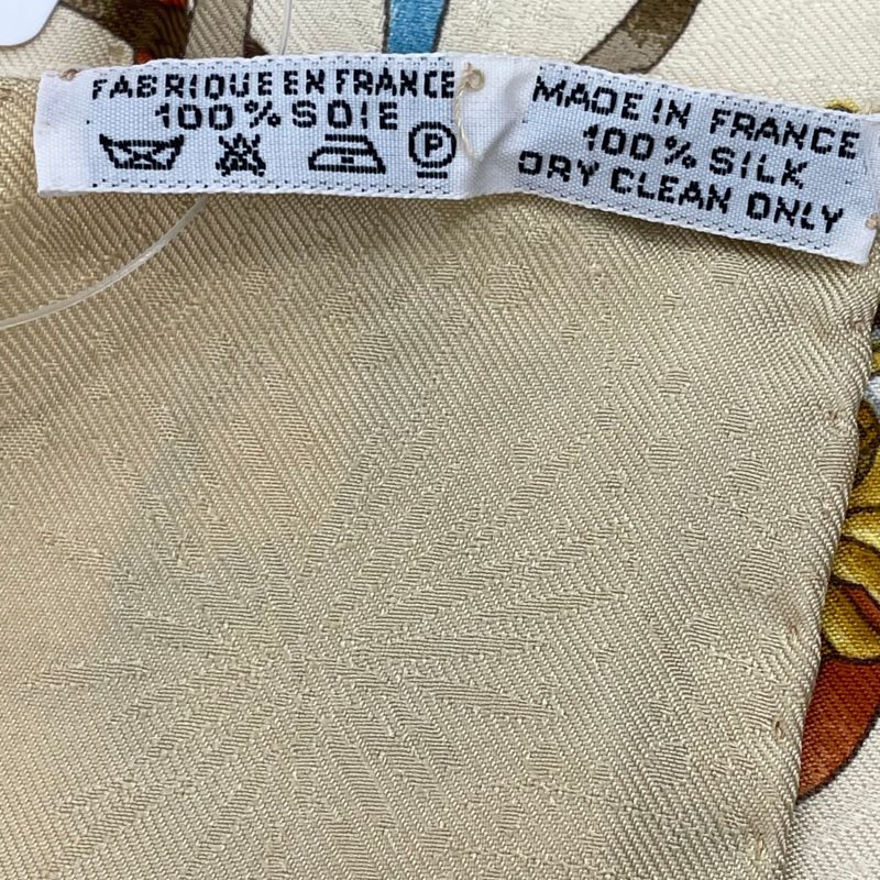 Hermes Carre 90 LUNA PARK Luna Park Amusement Park Scarf Silk Yellow