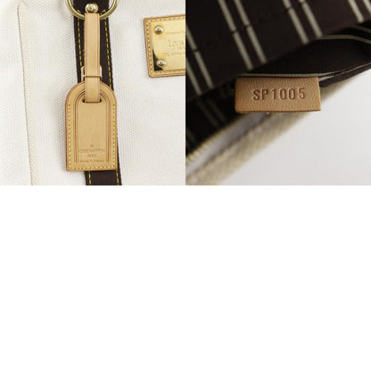 Louis Vuitton Cabas MM Antigua M40036 Canvas Ecru White/brown Sp1005 Unisex