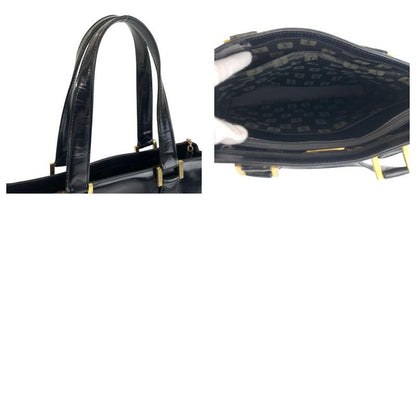 YVES Saint Laurent Yves Saint Laurent Vintage YSL Black Gold Hardware Leather