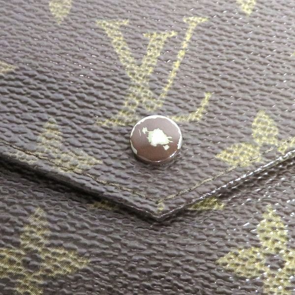 Louis Vuitton Monogram W Hook Porte Monebier M61660 Bifold Wallet Unisex