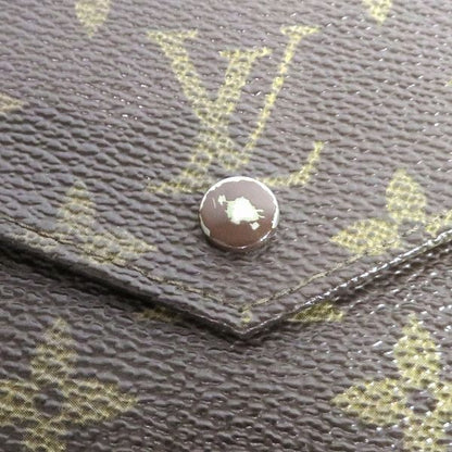 Louis Vuitton Monogram W Hook Porte Monebier M61660 Bifold Wallet Unisex