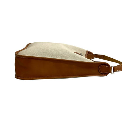 Hermes Hermes Vespa PM Toile Ash Buffalo Leather