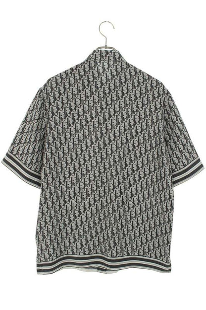 Dior 193c545a4751 Obscure All Over Silk Short Sleeve Shirt Men 38