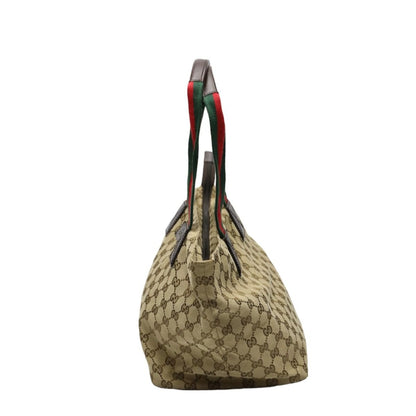 Gucci Handbag GG Canvas Tote Bag Beige