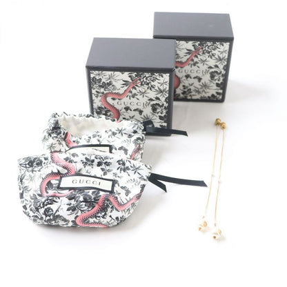 Gucci Interlocking G Earrings With Faux Pearls For Both Ears / Accessories