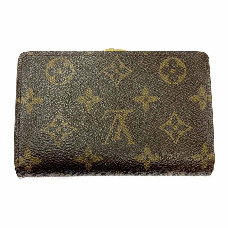 Louis Vuitton M61663 Monogram PVC Portmonnais Vieviennois Brown 403633 Bifold