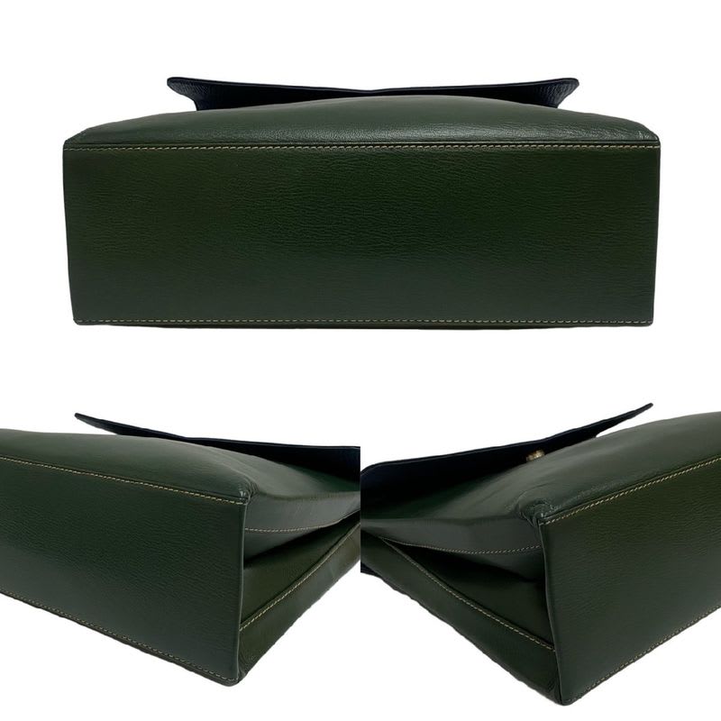 Loewe Vintage Velasquez Twist Handle Leather 2-Way Shoulder Bag