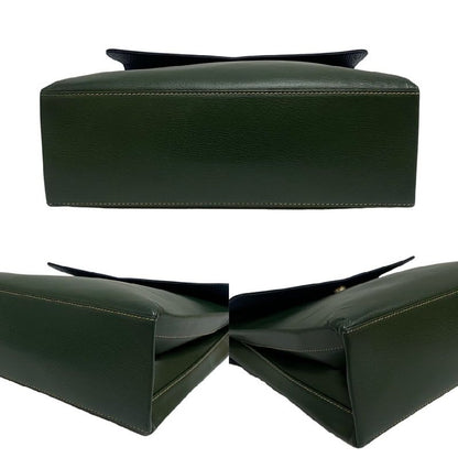 Loewe Vintage Velasquez Twist Handle Leather 2-Way Shoulder Bag